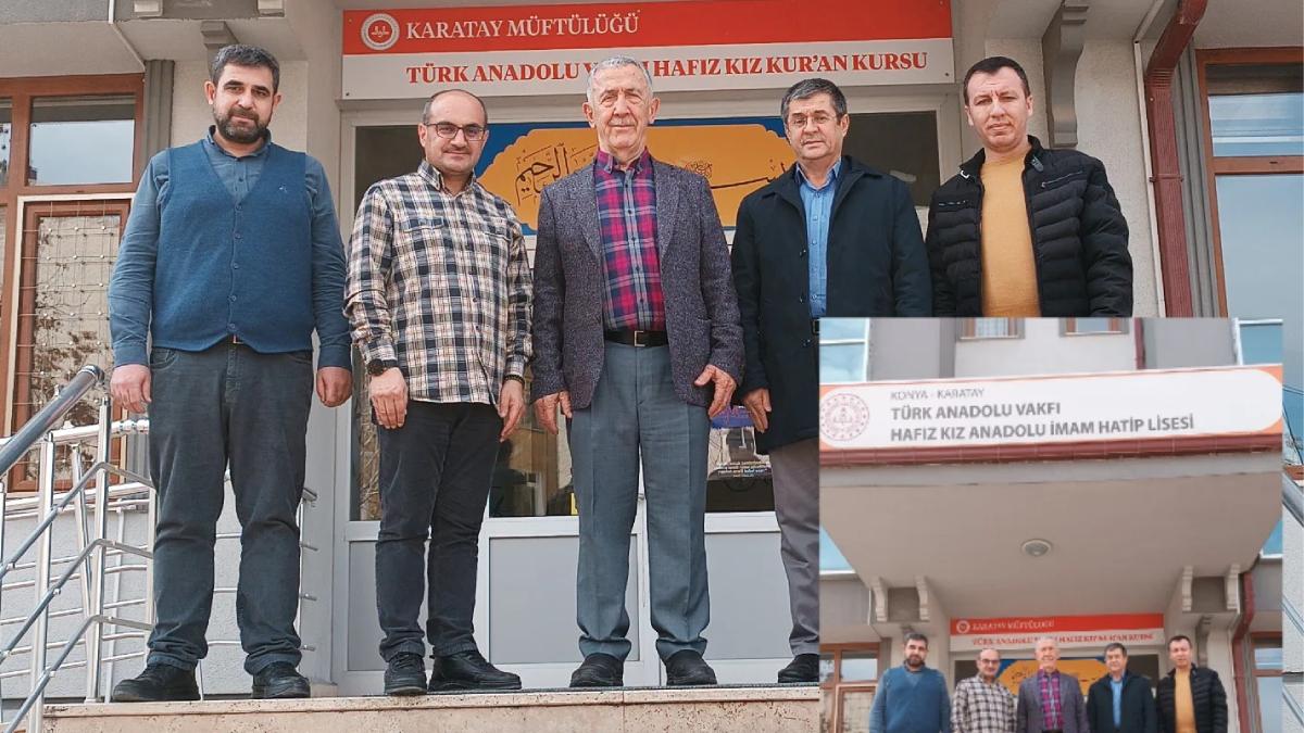 Türk Anadolu Vakfı Başkanı Erol Küçükbakırcı Türk Anadolu Vakfı Hafız Kız Anadolu İmam Hatip Lisesini Ziyaret Etti.