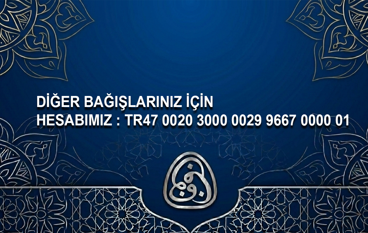 Diğer Bağışlarınız İçin