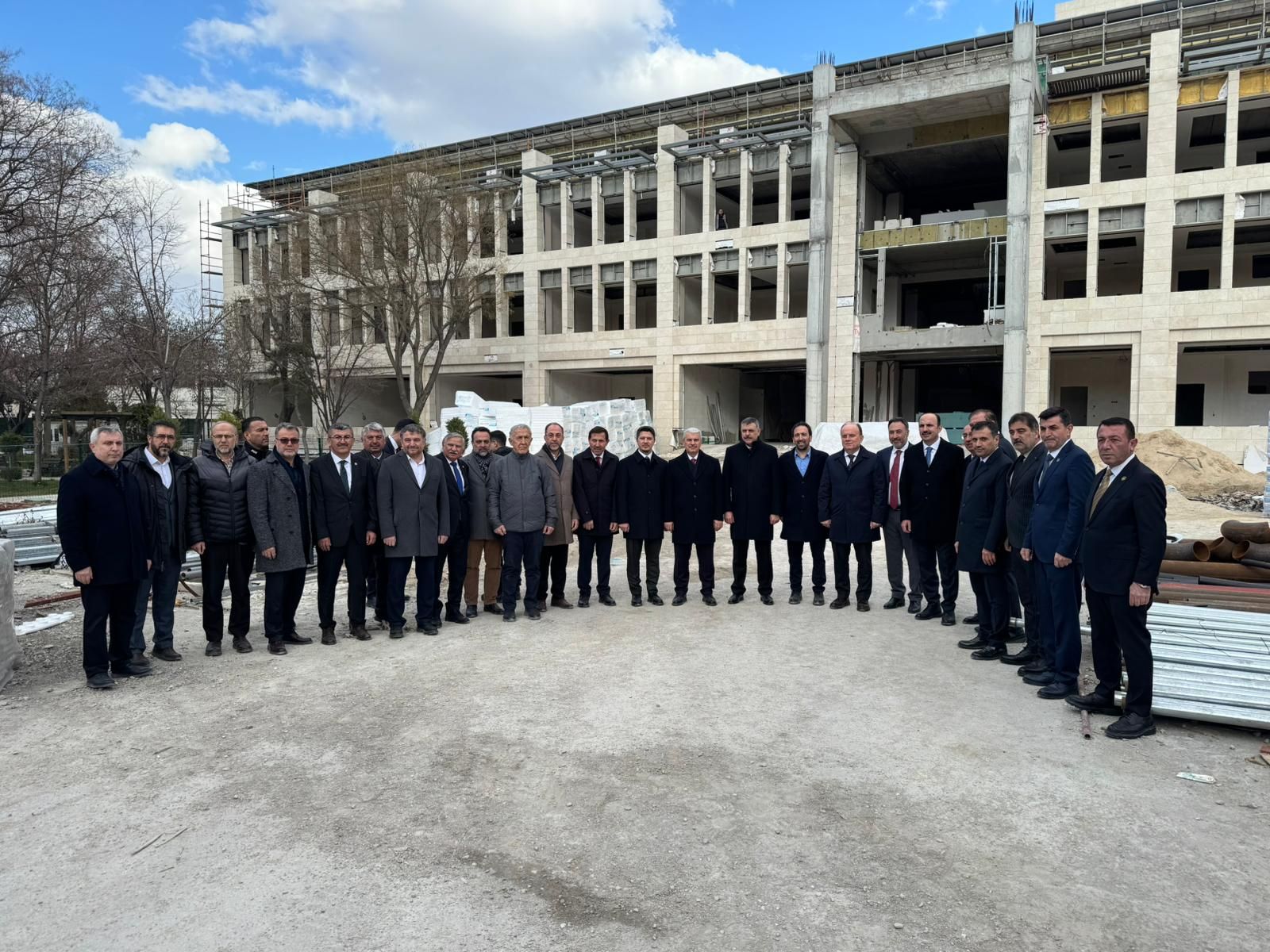 İÇİŞLERİ BAKANI SAYIN MUSTAFA ÇİFTÇİ KONYA İMAM HATİP LİSESİ İNŞAATINI ZİYARET ETTİ