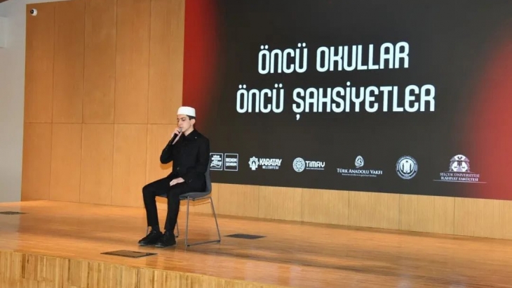 ÖNCÜ OKULLAR ÖNCÜ ŞAHSİYETLER PROGRAMI KONYA DA YAPILDI.